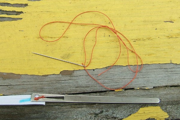 thread broken off