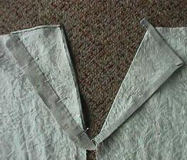 Broadfall fronts, showing slant-pocket openings 