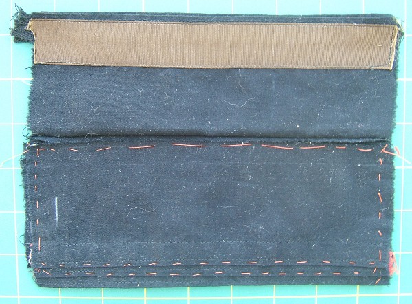 shingled pockets basted to checkbook pocket